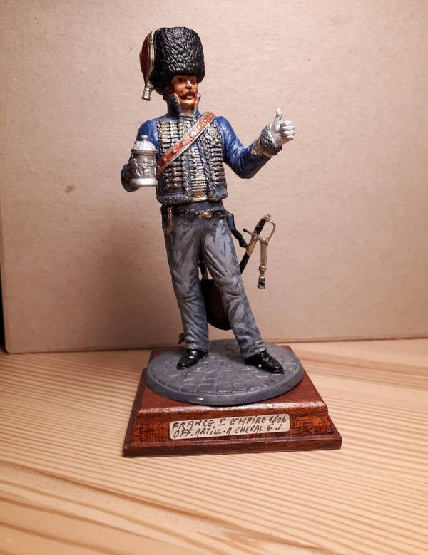 France 1er Empire 120mm Officier d'artillerie a cheval 1806