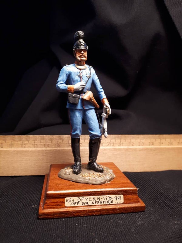 Bavaria 90mm scale 1871 Infantry officer