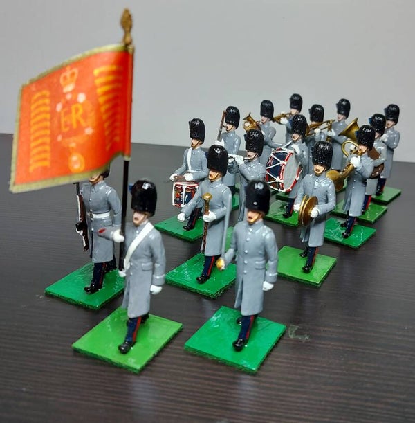 Irish Guards marching band 54mm