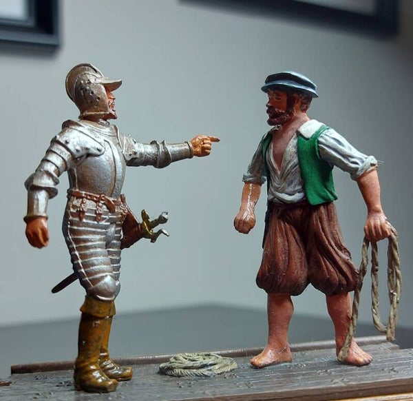 England Tudor period 1554 Officer & seaman