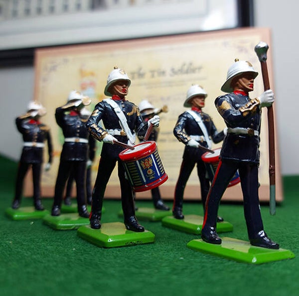 Royal Marines 54mm, trumpet section