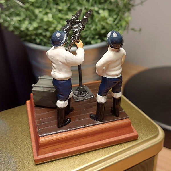 Royal Navy 54mm, AA double Lewis Gun