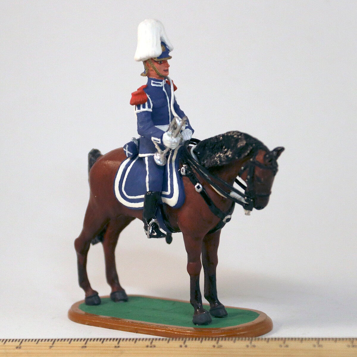 Swedish Livgardet Trumpeter on horseback 54mm