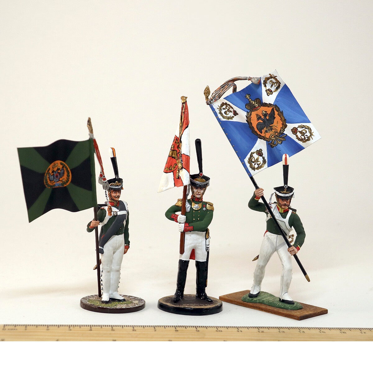 Russian guard regiments flagbearers 54mm 1816