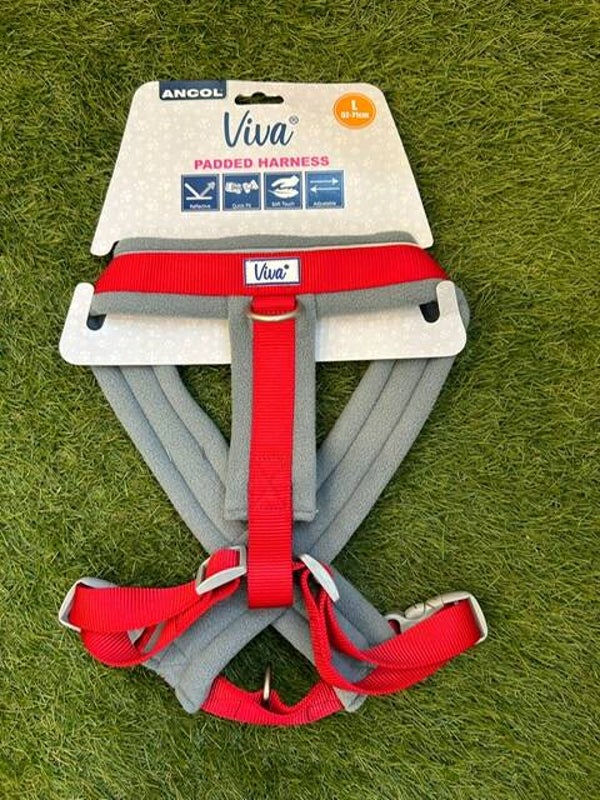 Ancol Padded Harness Red Large