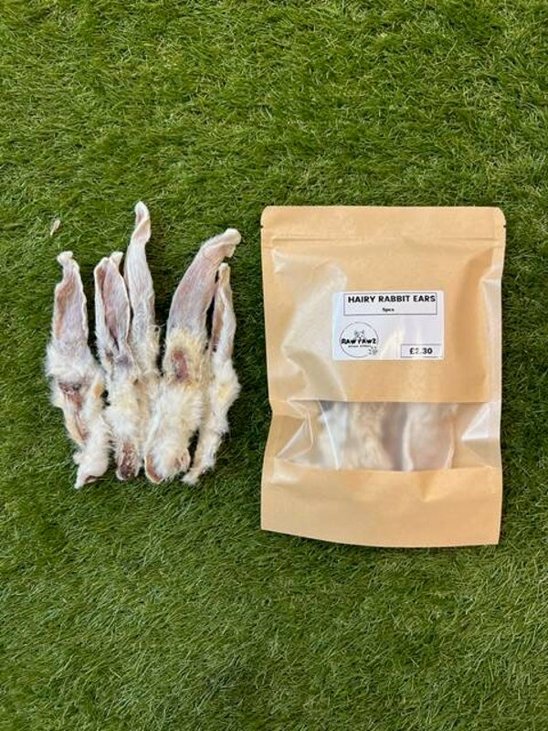 Hairy Rabbit Ears 5pcs