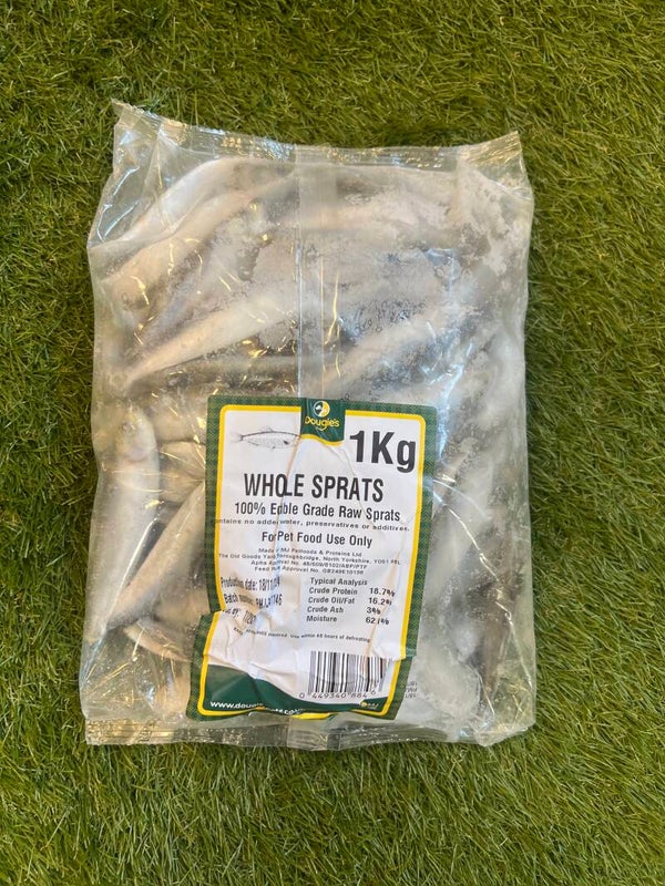 Dougie’s Whole Sprats 1kg