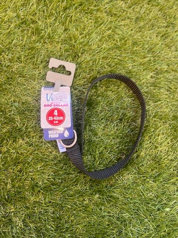 Ancol Dog Collar Black S/M