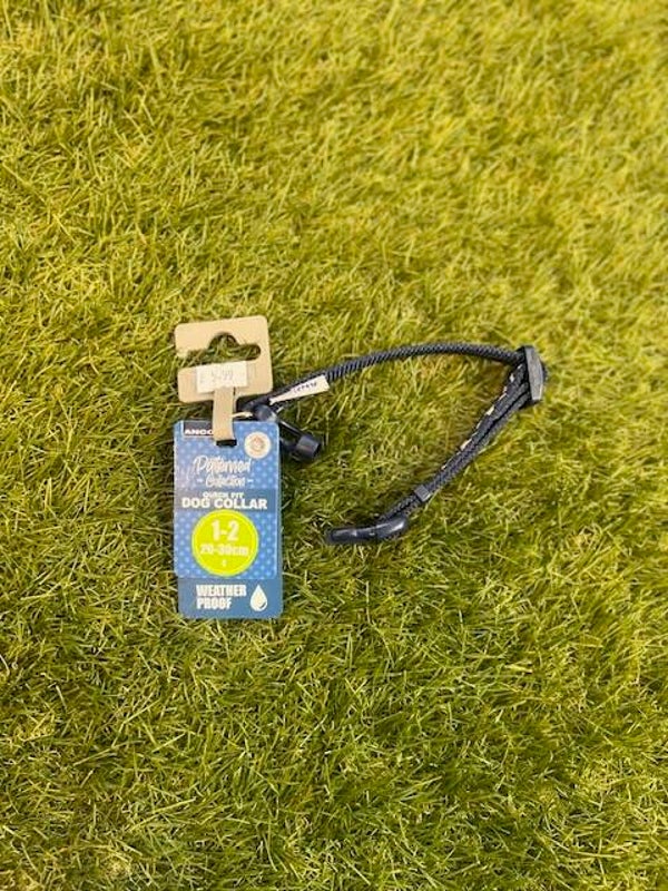 Ancol Dog Collar Blue with Bones Small