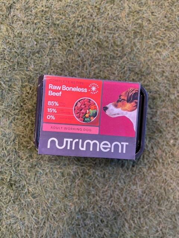 Nutriment Raw Boneless Beef 500g