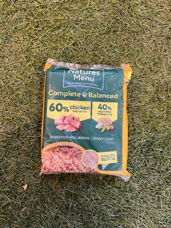 Natures Menu Chicken with Salmon Mince 300g