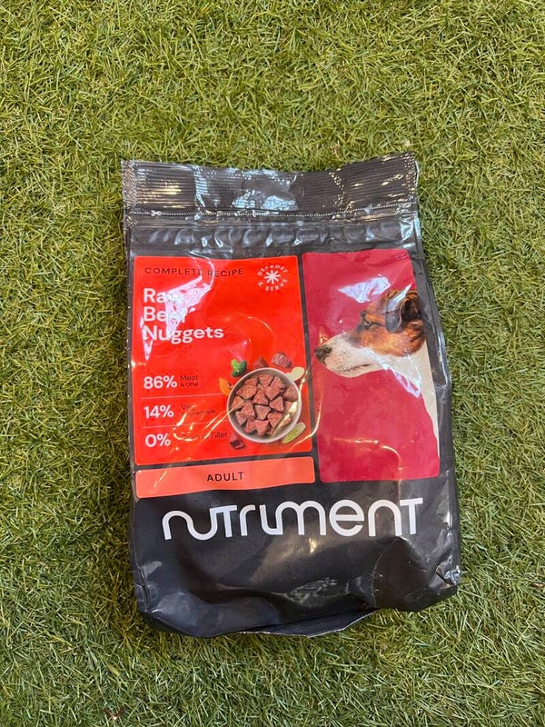 Nutriment Raw Boneless Beef Nuggets