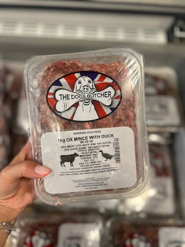 Ox Mince With Duck 1kg