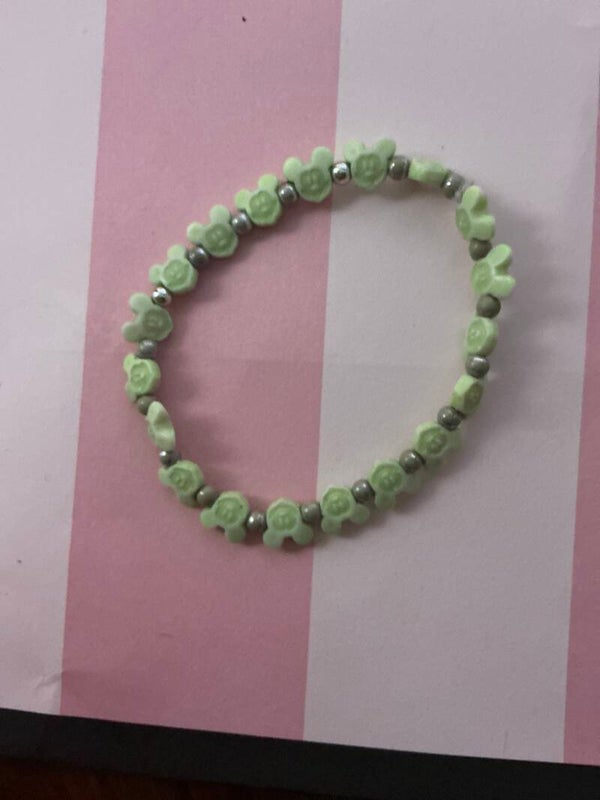 Green Mickey Mouse bracelet