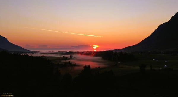 Disete solnedgang