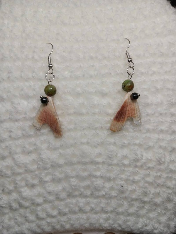 Boucles d'oreilles Saint Jacques 09