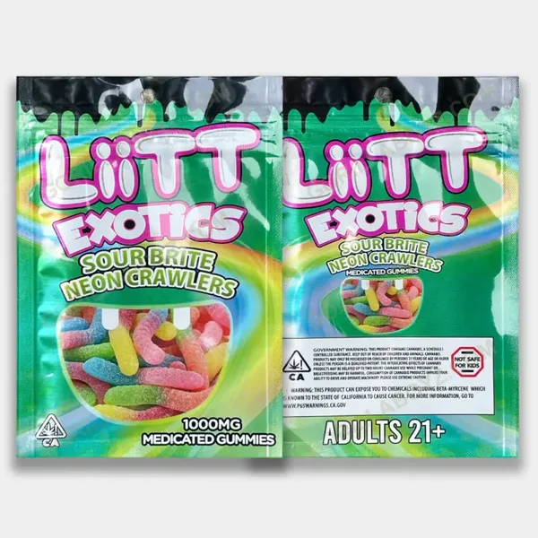Liit Exotics Sour Worms Gummies