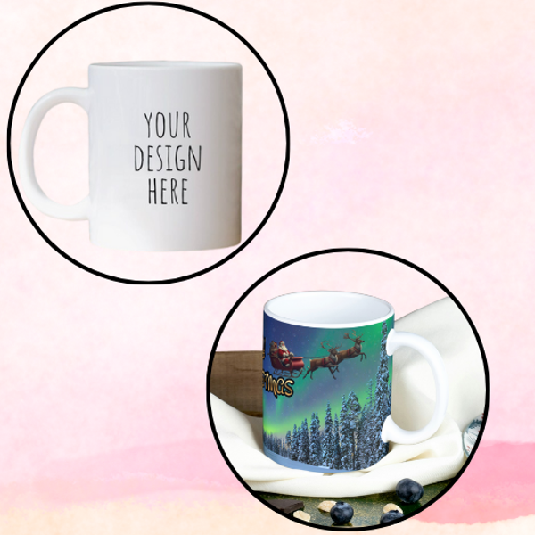 Personalized White Mug / Full photo