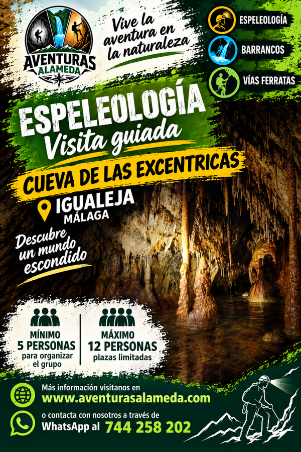 Cueva de las excéntricas, 60 € por persona