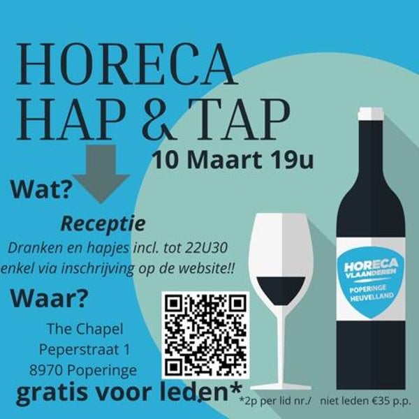 Horeca Hap & Tap 2026 - Dinsdag 10/03/2026