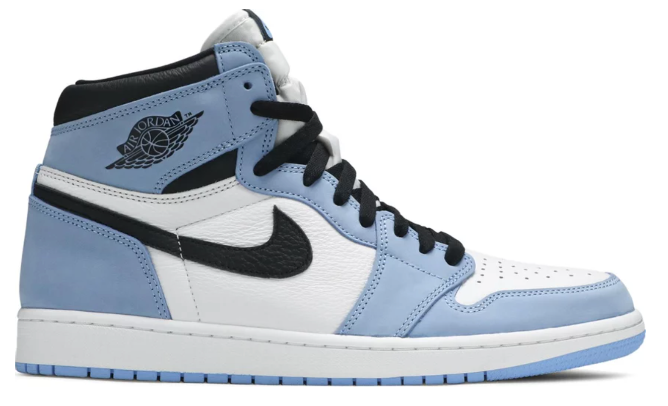 Mens Jordan 1 High "University Blue"