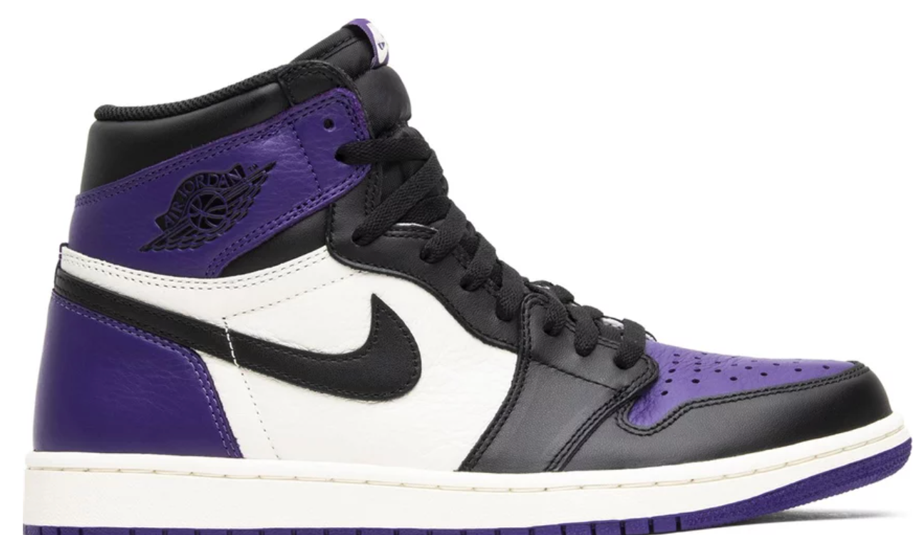 Mens Jordan 1 High "Court Purple"