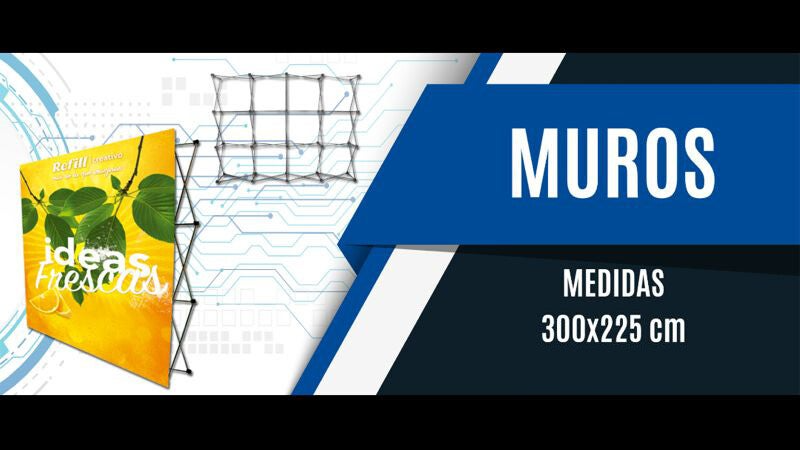 Muro Publicitario. 3.00 X 2.25