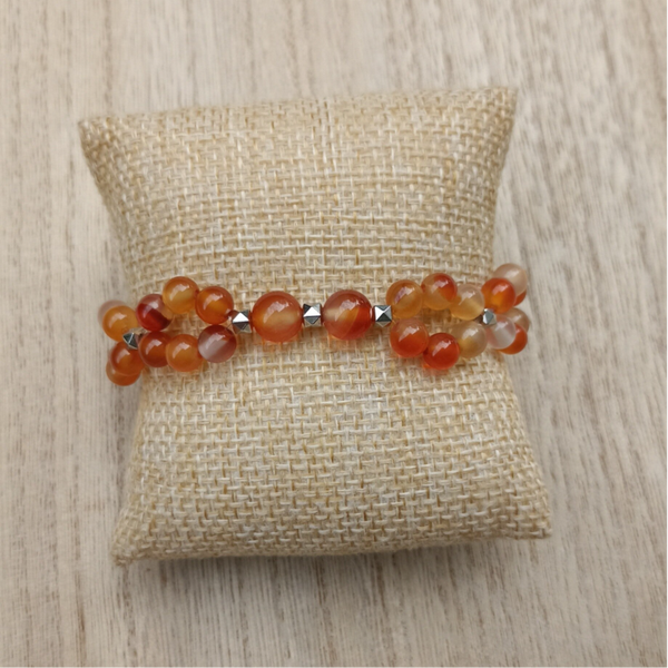Bracelet " Nayra " - Cornaline