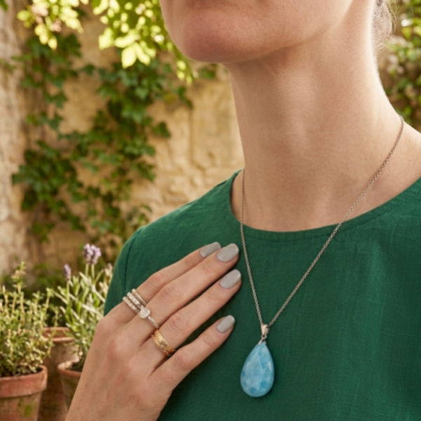 Pendentif en Aigue-marine