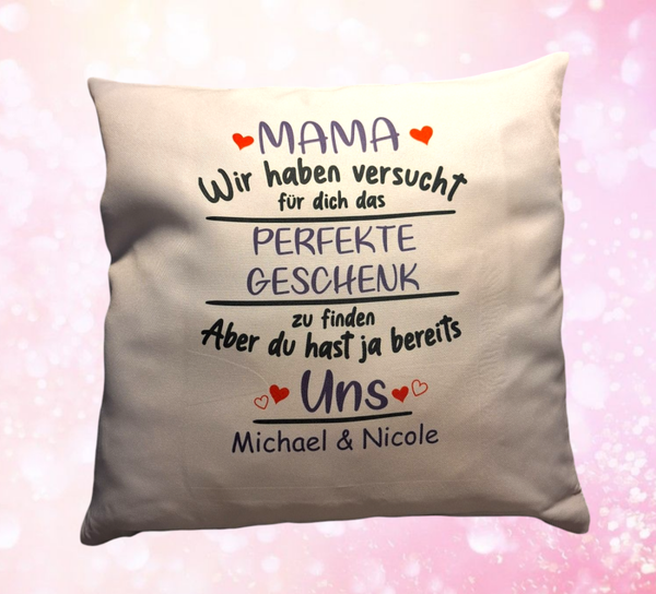 Kissen/Mama/Papa/Bruder/Schwester/Tante/Onkel