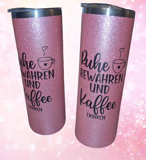 Glitzertumbler Rosa