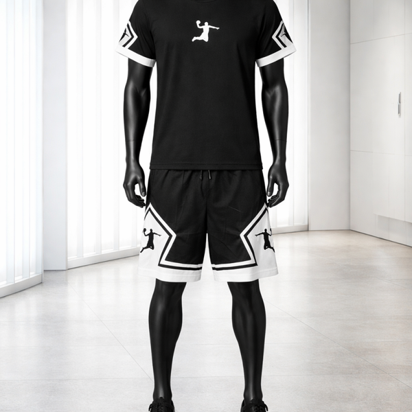 Jongens Set “Urban Active” – Zwart/Wit 10 jaar