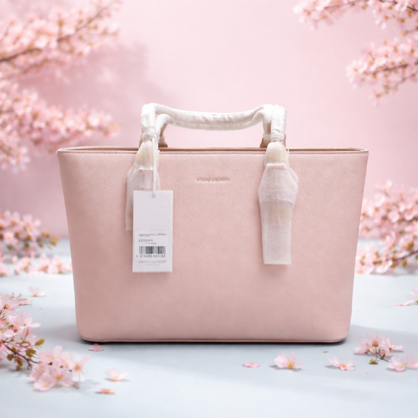 Grote tas merk David jones beige