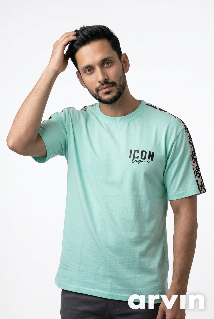 Icon shirt mint groen maat L