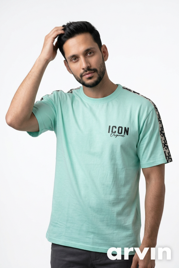 Icon shirt mint groen maat L