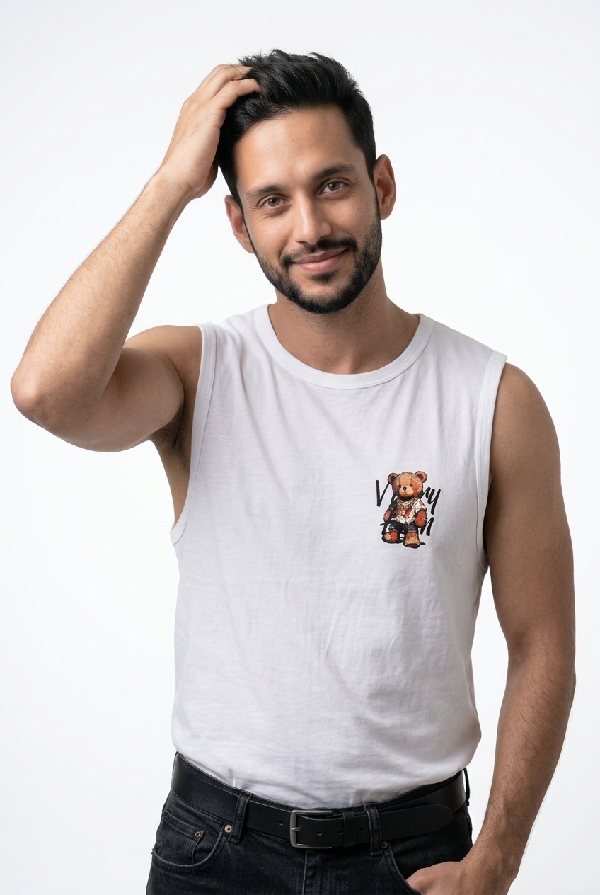 Tshirts zonder mouwen beer