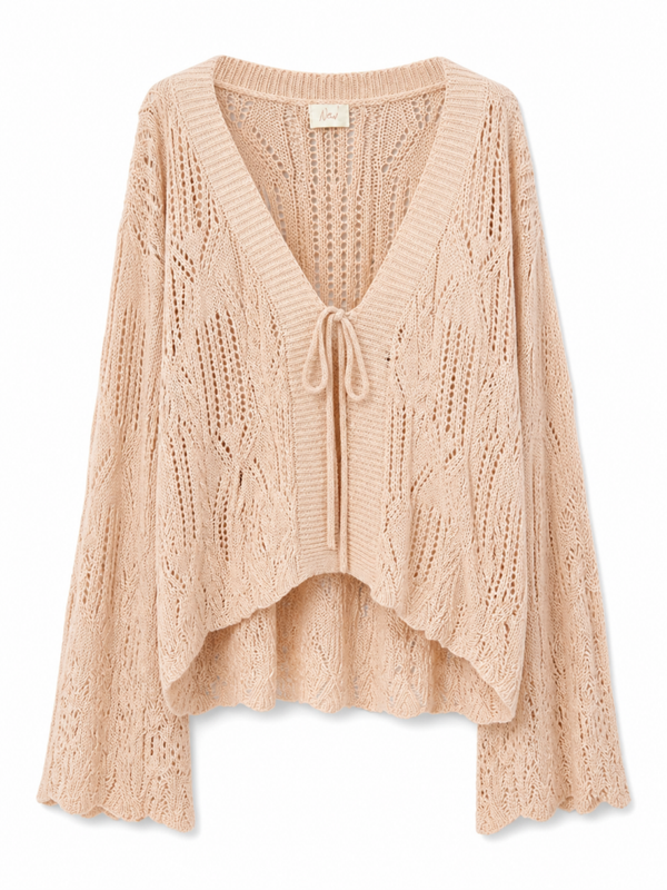 Beige gilletje maatje S/M