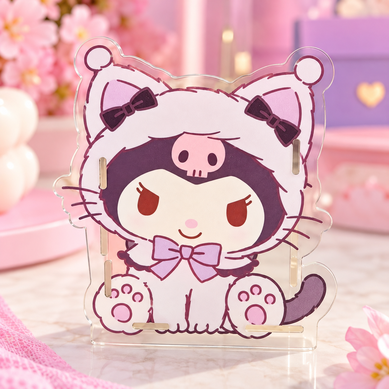 💜 Kuromi acryl telefoonhouder