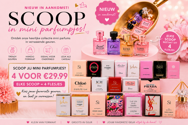 Luxe mini parfumpjes