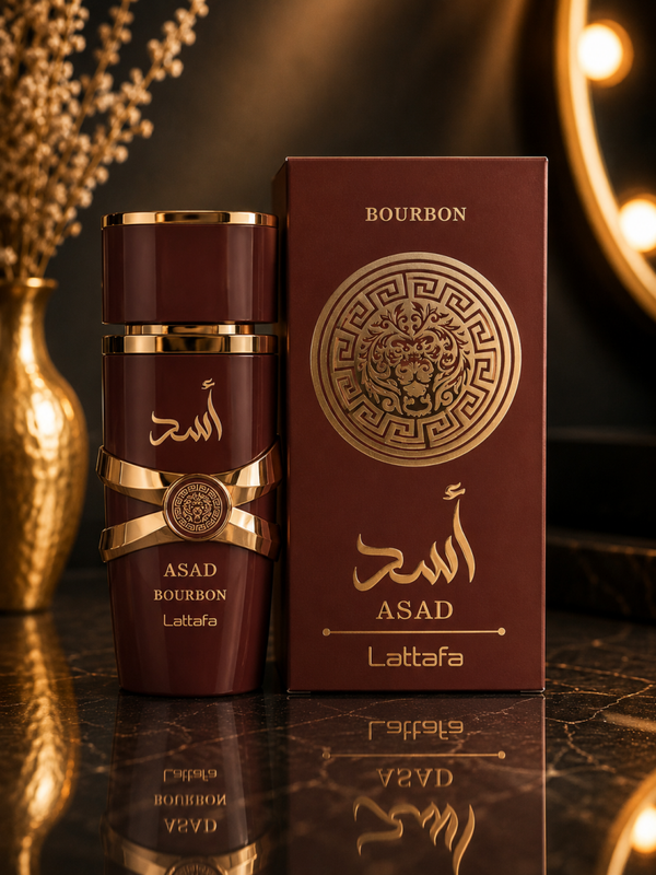 Geurnoten Asad Bourbon (Lattafa) bruin 50 ml