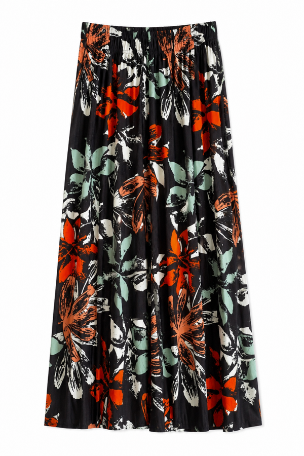 Zomerbroek wide leg zomers maat M/L