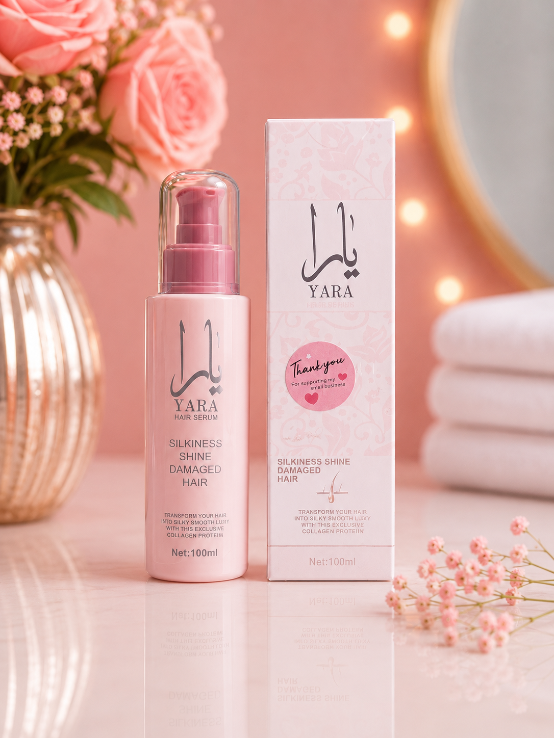 Yara Hair Serum – Silky Shine Damaged Hair (100 ml)