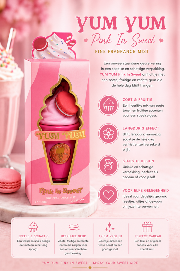 YUM YUM Pink In Sweet Fine Fragrance Mist
