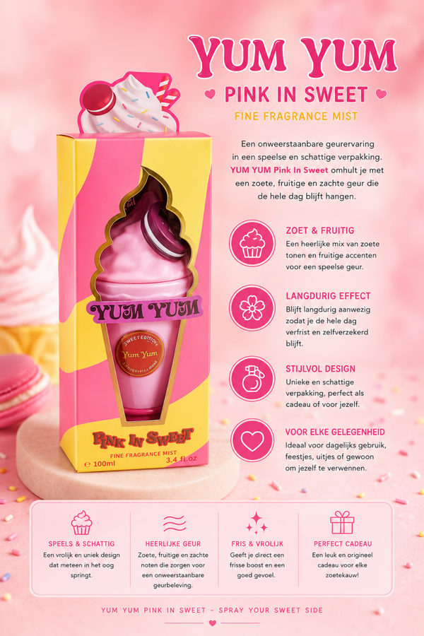 YUM YUM Pink In Sweet Fine Fragrance Mist