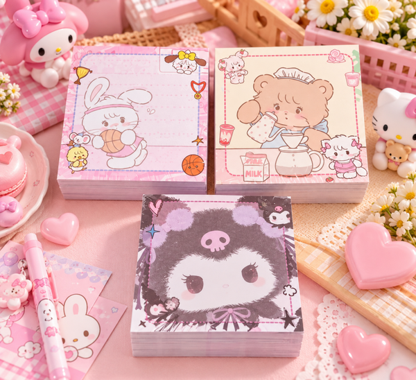 💕 Schattige memo-blokjes – Kuromi & Friends 💕