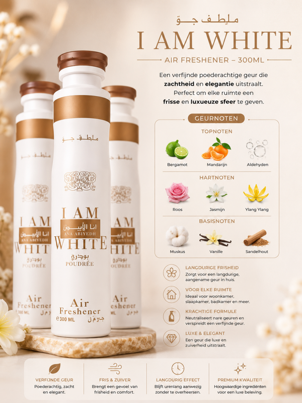 I AM WHITE – Air Freshener 300 ml