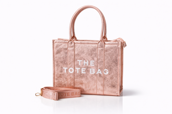 👜 The Tote Bag – Rosé Metallic (35×28)cm
