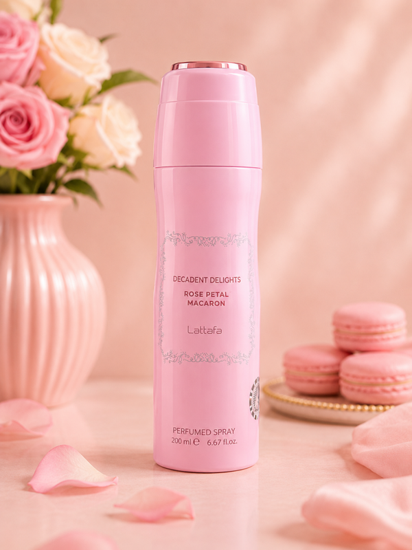Lattafa Decadent Delights Rose Petal Macaron