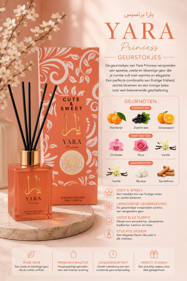 Yara Princess Geurstokjes yara oranje