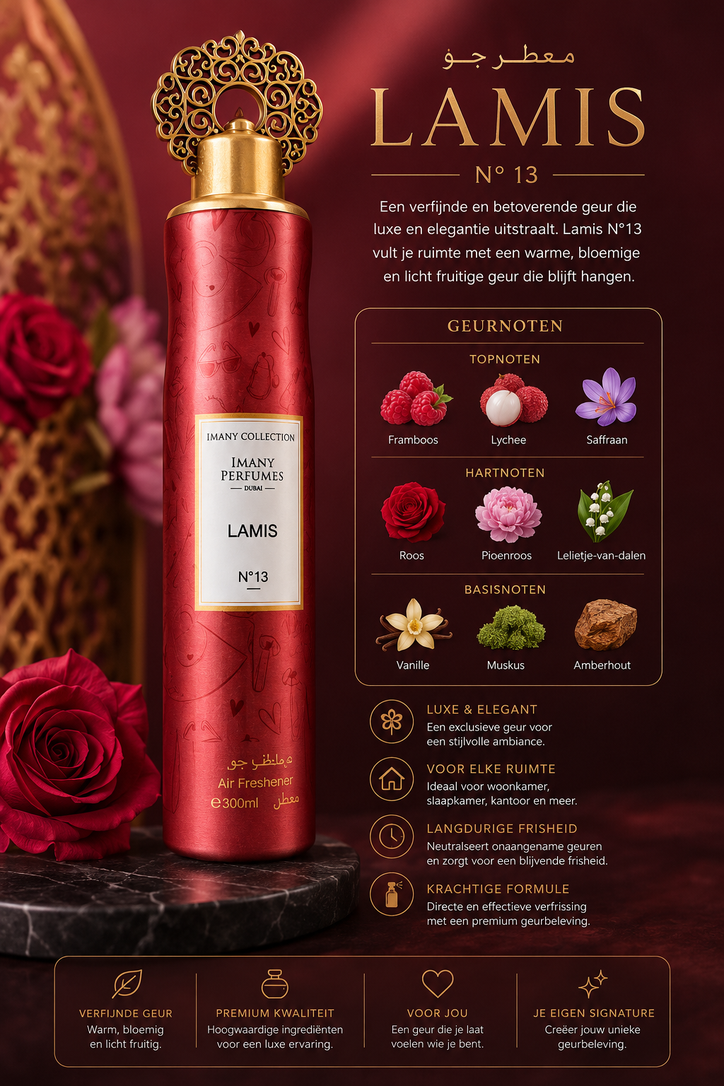 Imany Perfumes Lamis N°13 Air Freshene